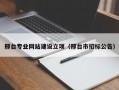 邢台专业网站建设立项（邢台市招标公告）