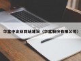 华富中企业网站建设（华富股份有限公司）