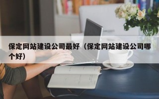保定网站建设公司最好（保定网站建设公司哪个好）